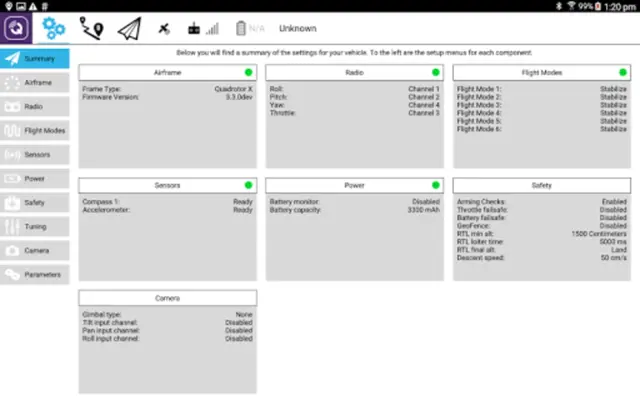 QGroundControl android App screenshot 3